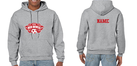 Jeff Soccer Hoodie with Personalized Name on Back G185